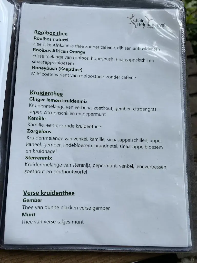 Menu_Chalet St. Helenaheuvel_Doorn_image_4