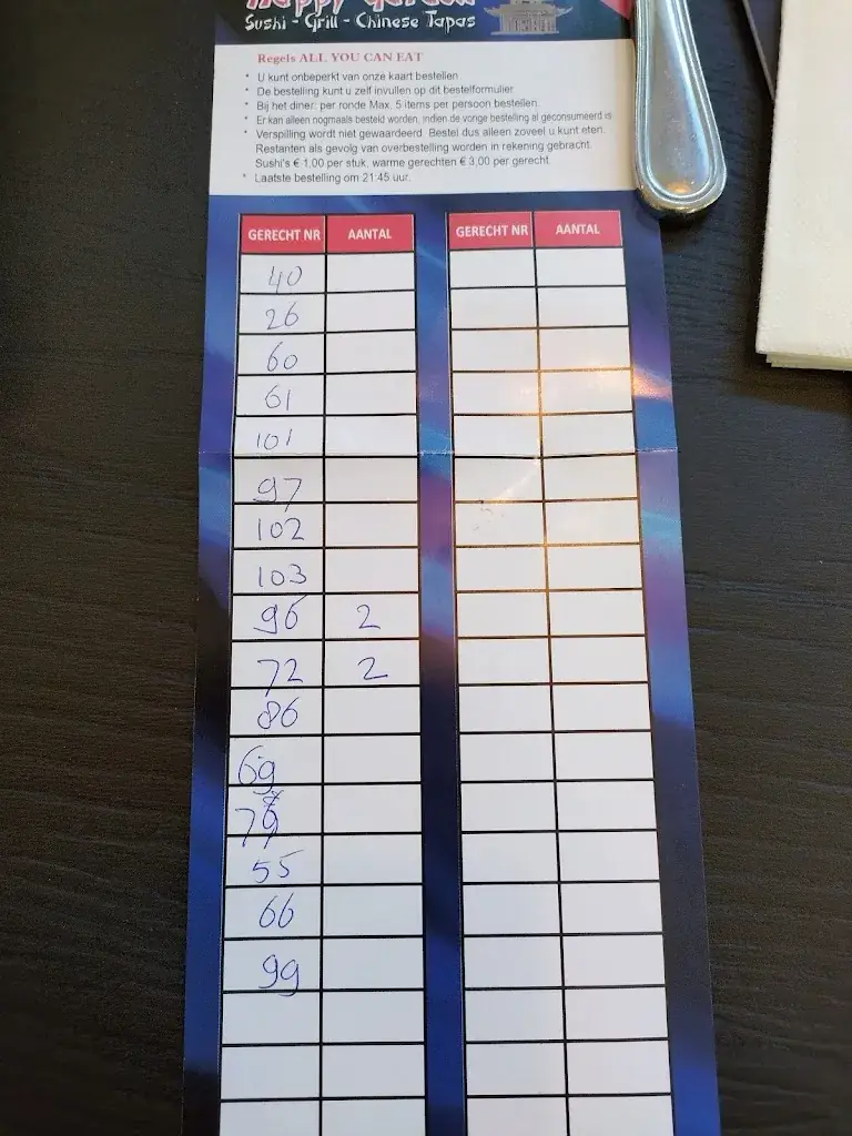 Menu_Happy Garden_Doorn_imagen_3