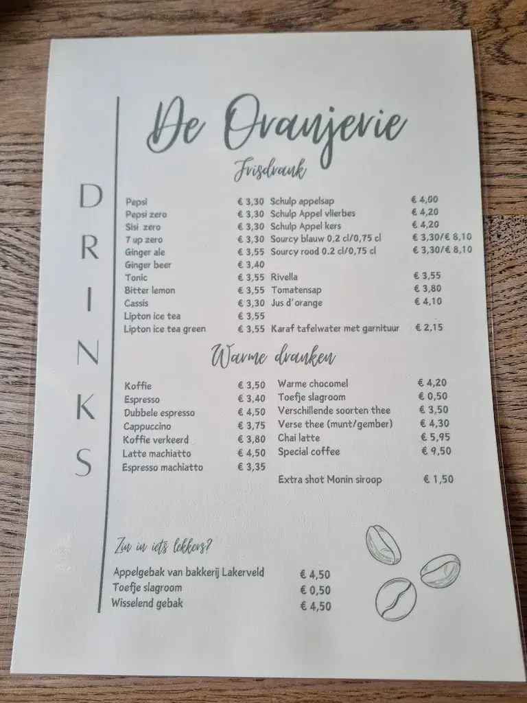 Menu_the Orangery_Doorn_image_2