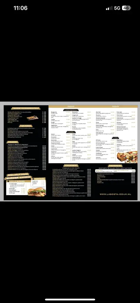 Menu_La Sosta Odijk_Odijk_image_1