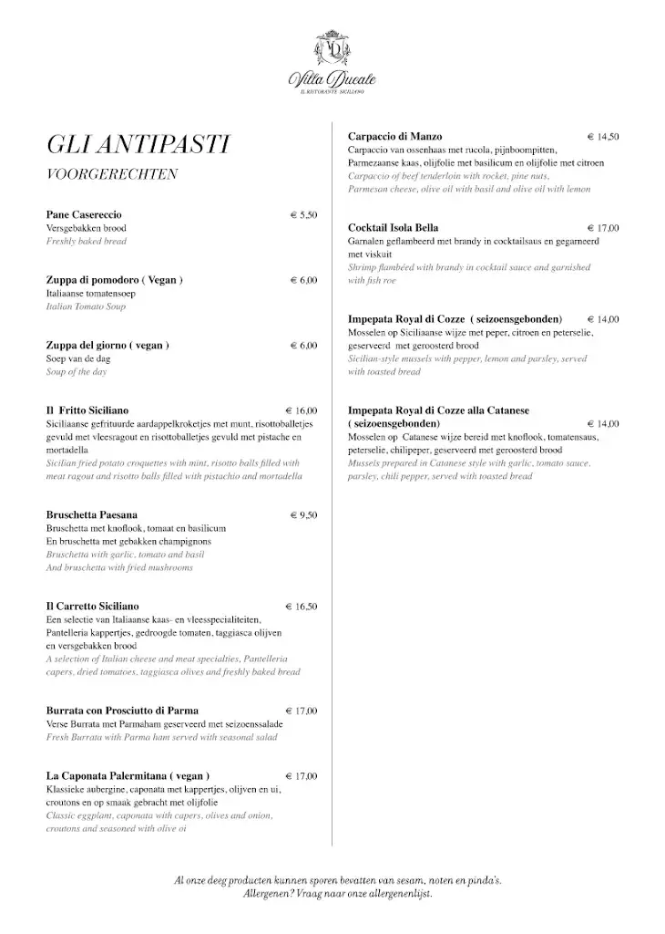 Menu_Villa Ducale_Zeist_image_2