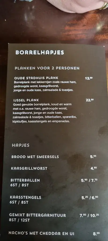 Menu_The Old Town Hall_Montfoort_image_1