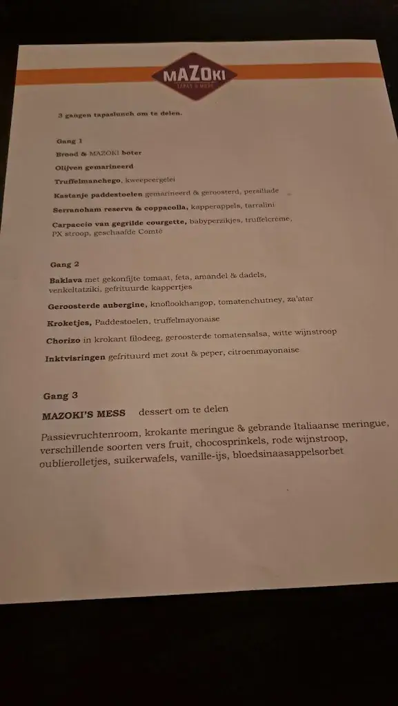 Menu_Restaurant Mazoki Leusden_Leusden_image_3