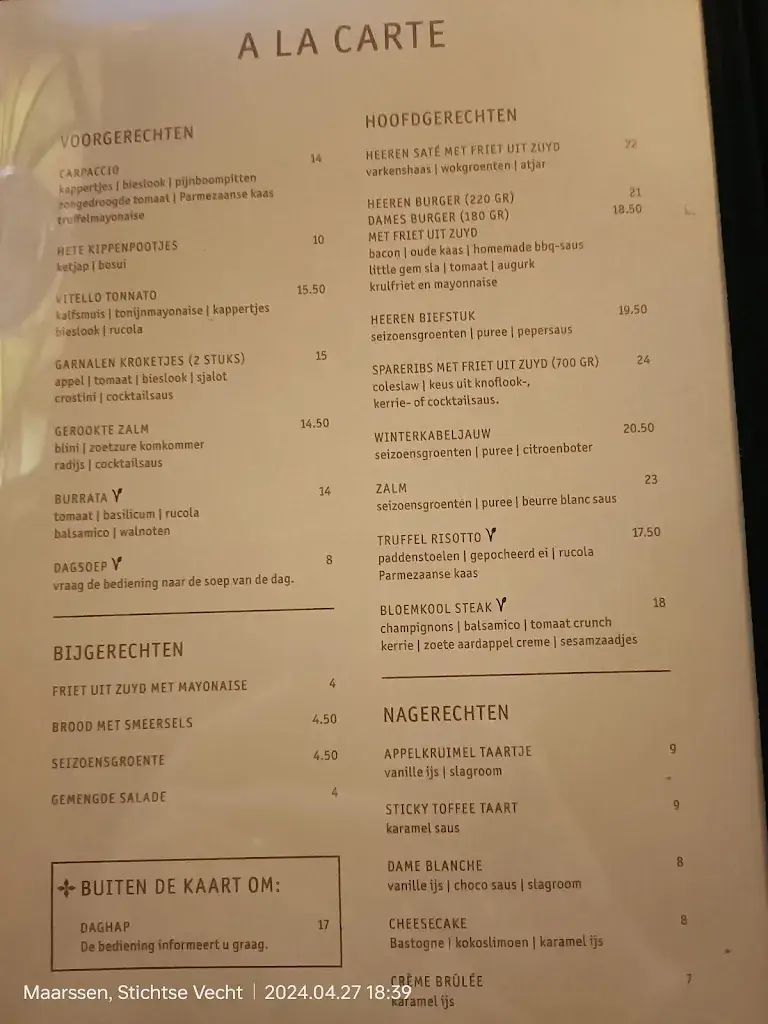 Menu_De Heeren van Maarssen_Maarssen_image_4