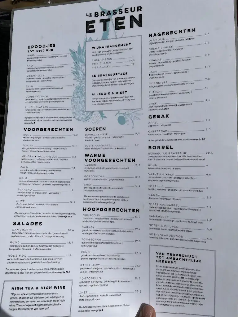 Menu_Restaurant Le Brasseur_Maarssen_imagen_1