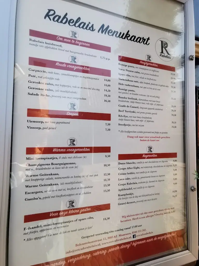 Menu_Eetcafé en restaurant Rabelais_Maarssen_image_3