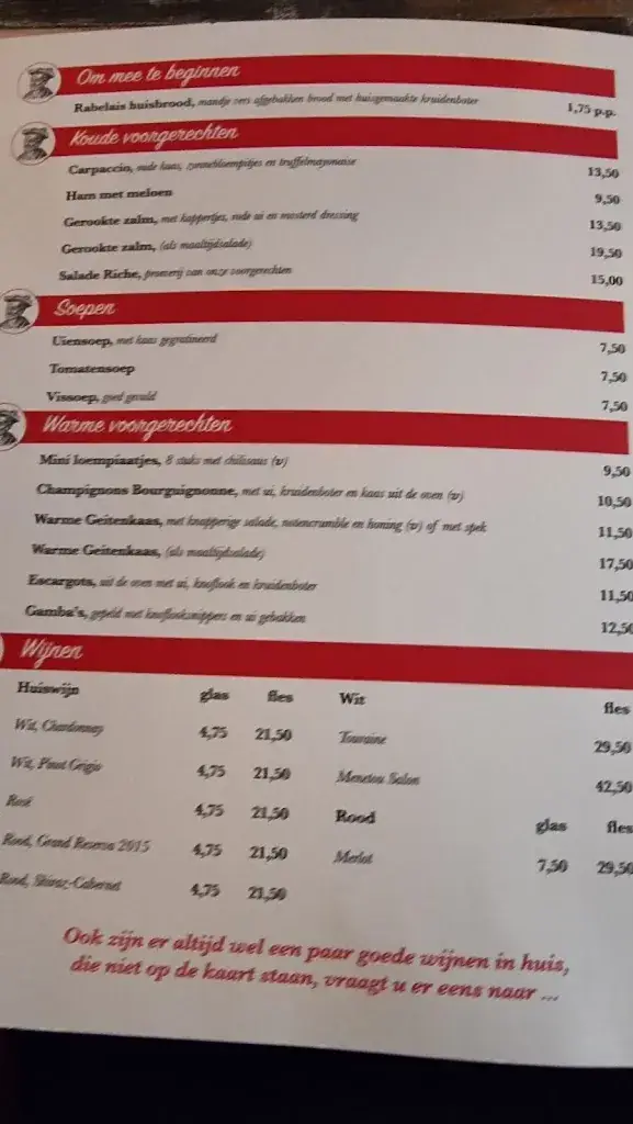 Menu_Eetcafé en restaurant Rabelais_Maarssen_image_4