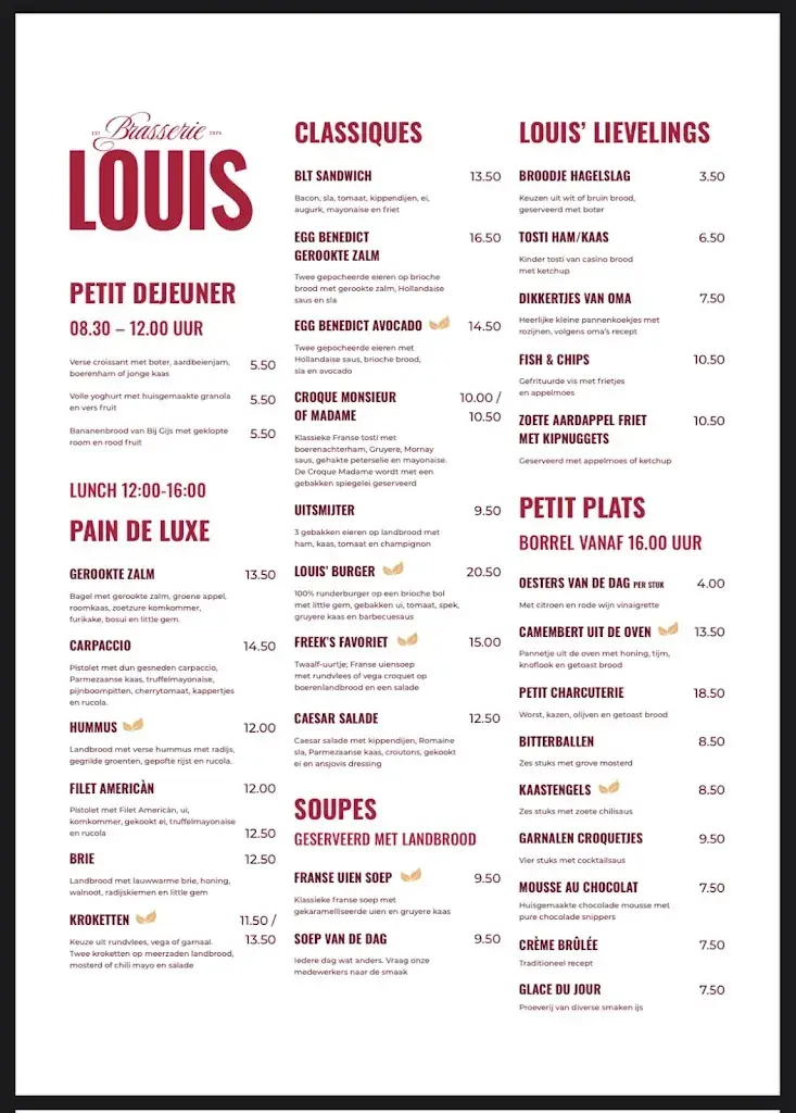Menu_Brasserie Louis Maarssen_Maarssen_image_1