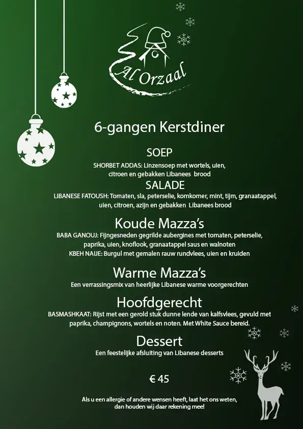 Menu_Libanees Restaurant Al Orzaal_Rhenen_image_1