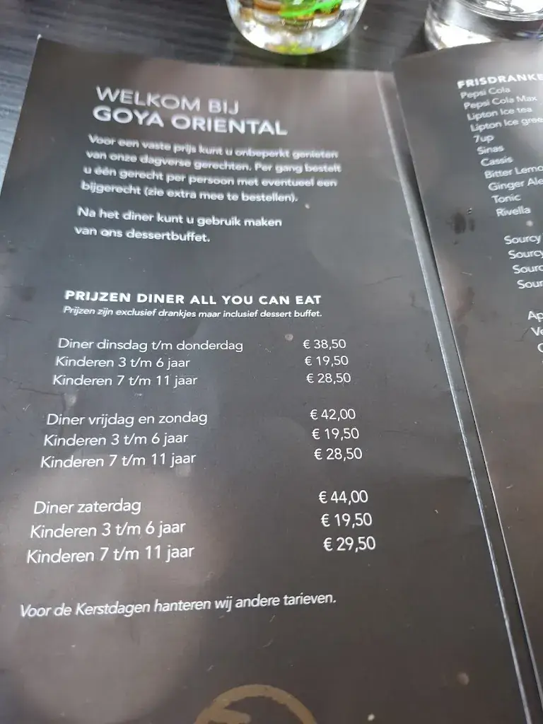 Menu_Goya Oriental_Veenendaal_image_1