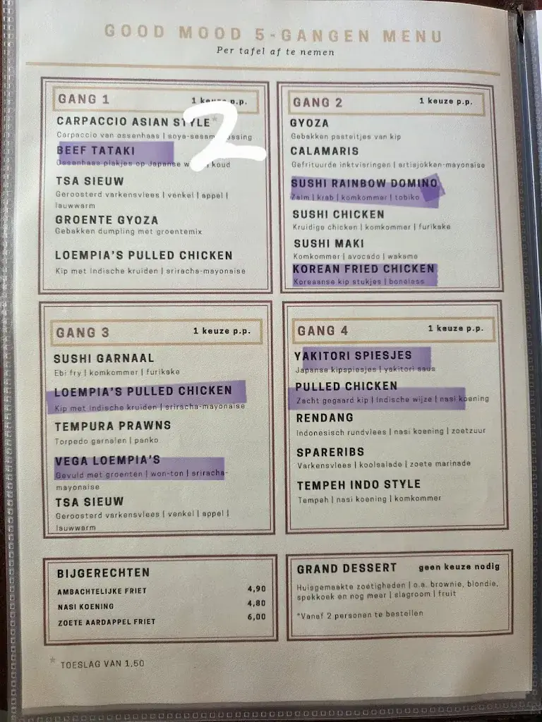 Menu_The Good Food Restaurant_Nieuwegein_image_1