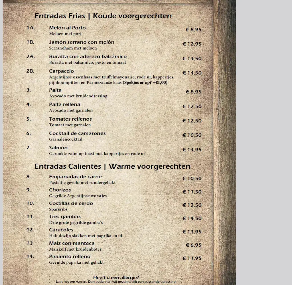 Menu_La Stancia Leerdam_Leerdam_image_4