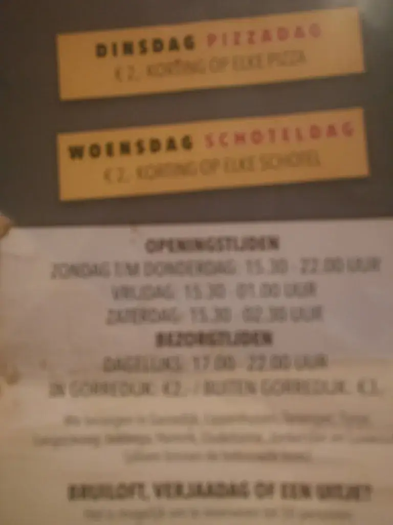 Menu_Egyptisch Italiaans Restaurant Pyramide_Gorredijk_image_1