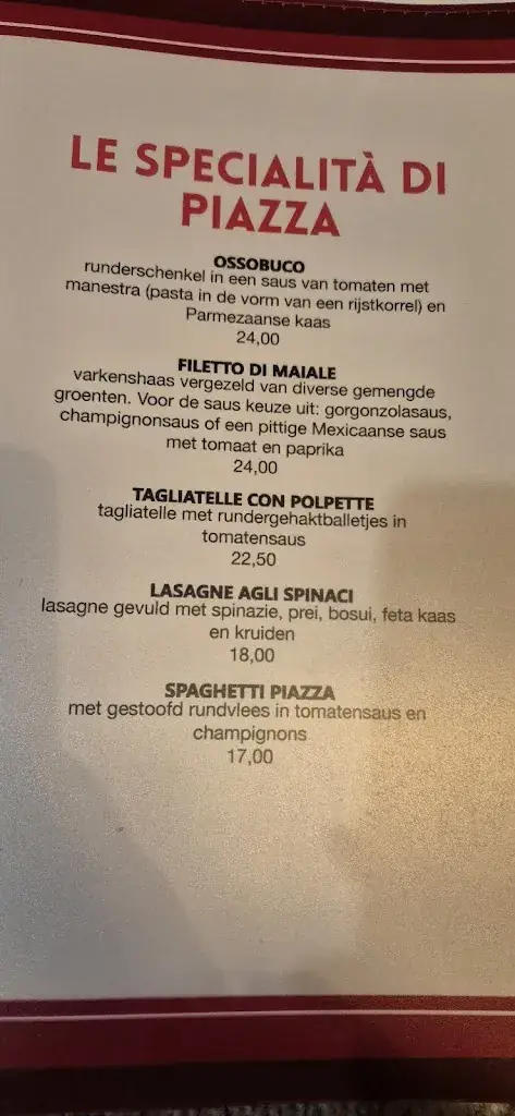 Menu_Piazza Pizza é Pasta_Nieuwegein_image_4