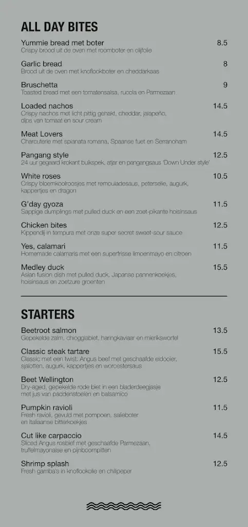 Menu_Down Under_Nieuwegein_image_4