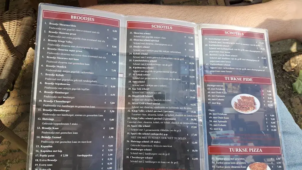 Menu_King's Valley - Kusadasi_Nieuwegein_image_2