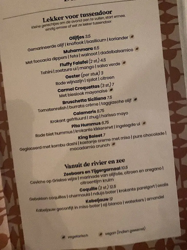 Menu_Restaurant Carmel Market_Utrecht_image_1