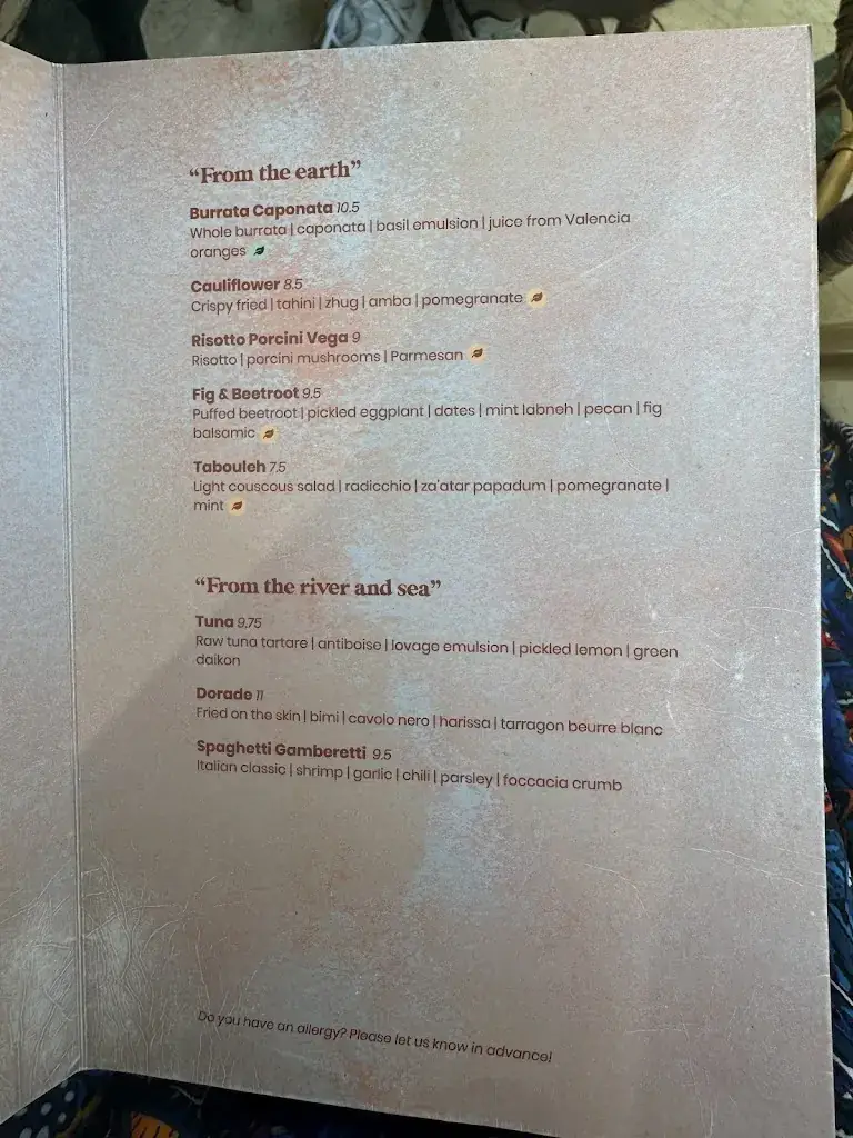 Menu_Restaurant Carmel Market_Utrecht_image_4