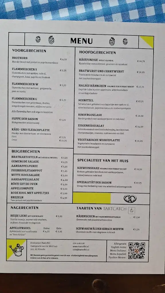Menu_Restaurant Kartoffel_Utrecht_image_1