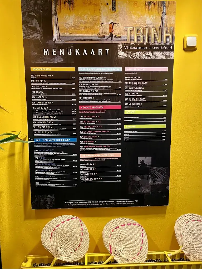 Menu_TRINH - Vietnamese streetfood_Utrecht_imagen_3
