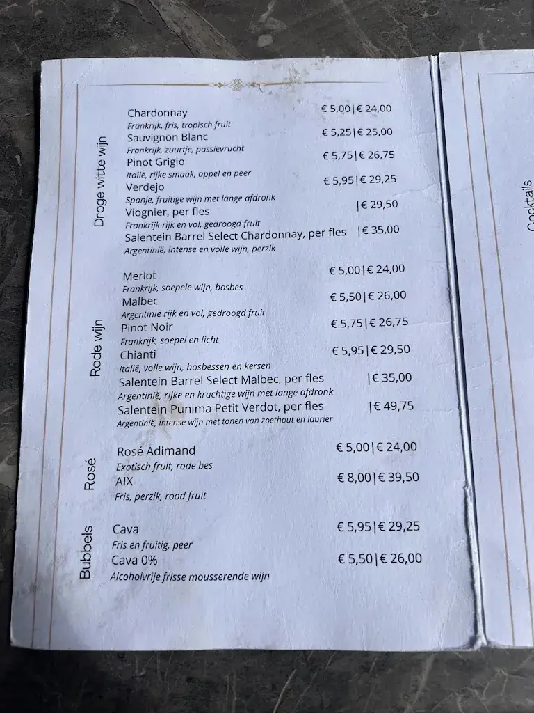 Menu_Restaurant de Sous-Chef - Lunch, diner en catering_Woudenberg_image_4