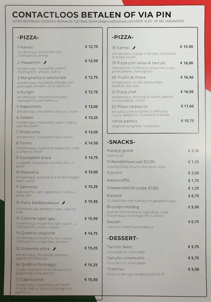 Menu_Pizzeria/Brasserie Phippizza_Aardenburg_image_1