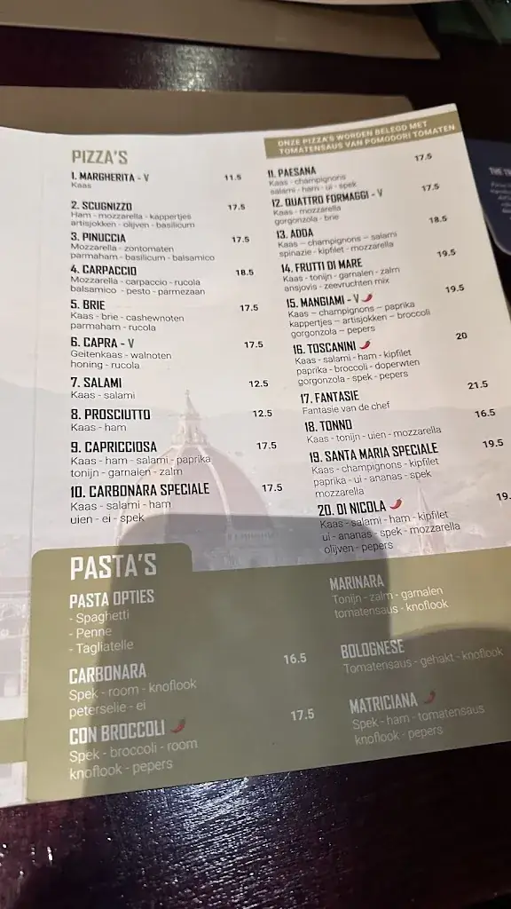 Menu_Ristorante Toscanini_Franeker_image_1