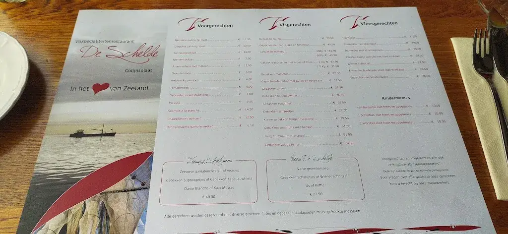 Menu_Visspecialiteitenrestaurant De Schelde_Colijnsplaat_image_1