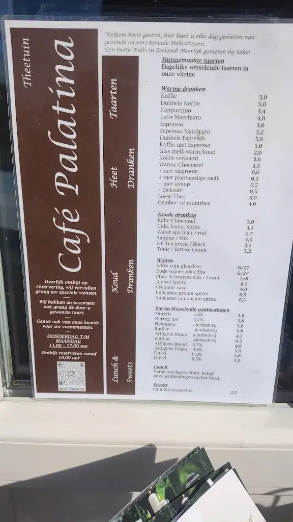 Menu_Café Palatina_Aagtekerke_image_1