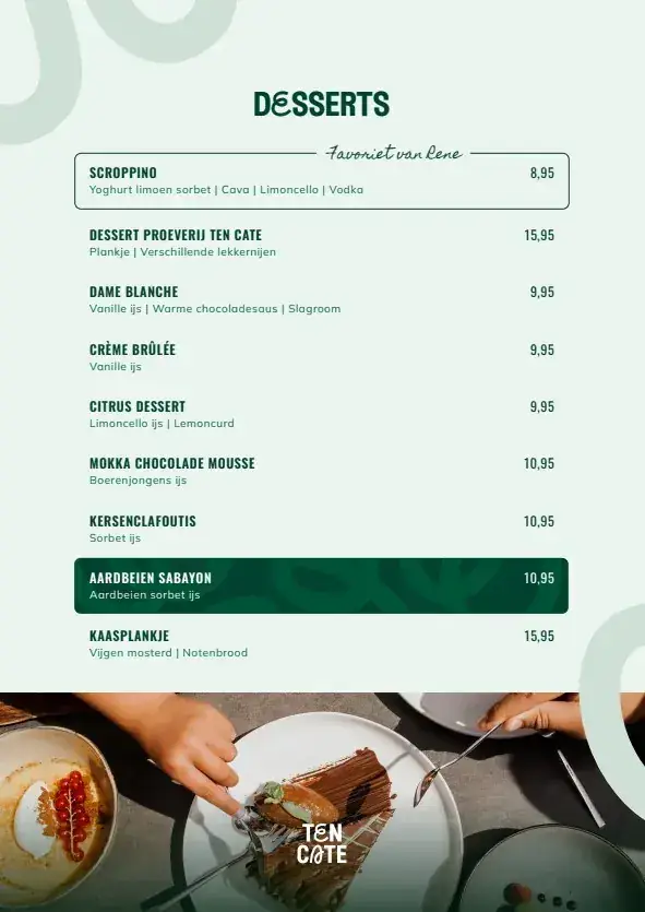 Menu_Restaurant ten Cate in Emmen_Emmen_image_2