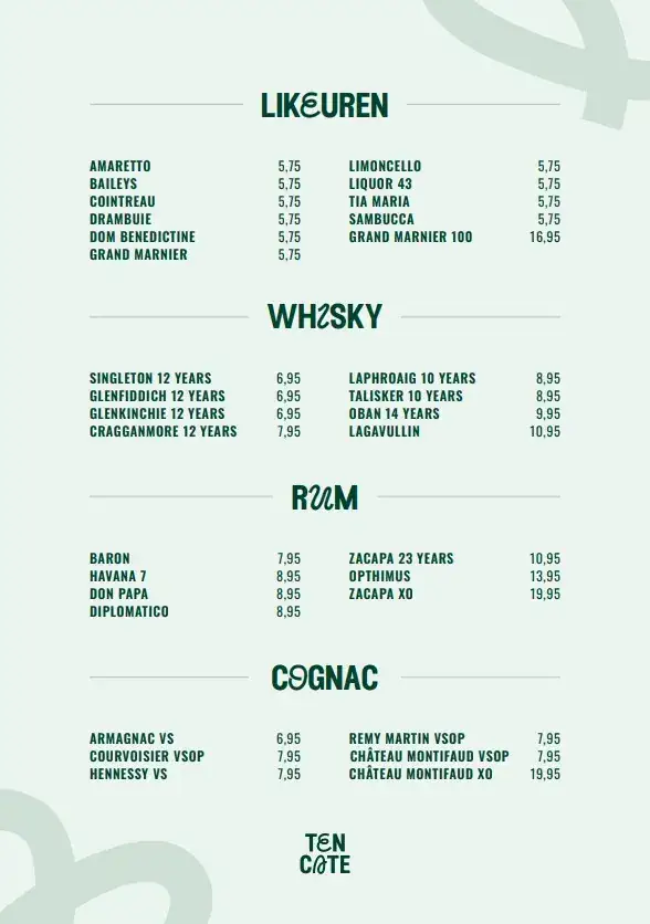 Menu_Restaurant ten Cate in Emmen_Emmen_image_4