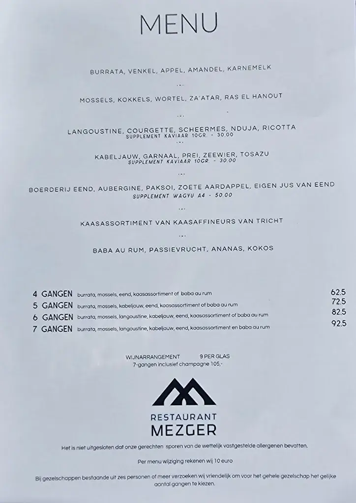 Menu_Restaurant Mezger_Domburg_image_1
