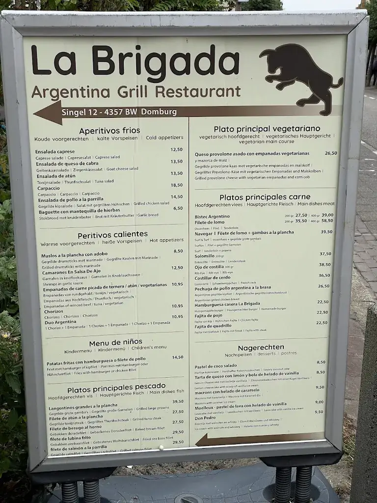 Menu_La Brigada_Domburg_image_1