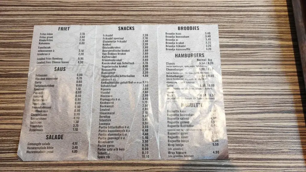 Menu_De Babbelaar_Oostkapelle_image_1