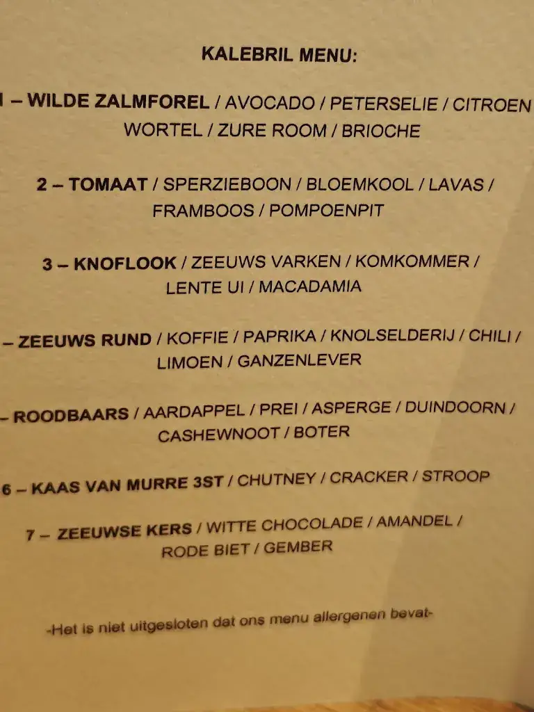 Menu_Restaurant Kale & de Bril_Goes_image_1