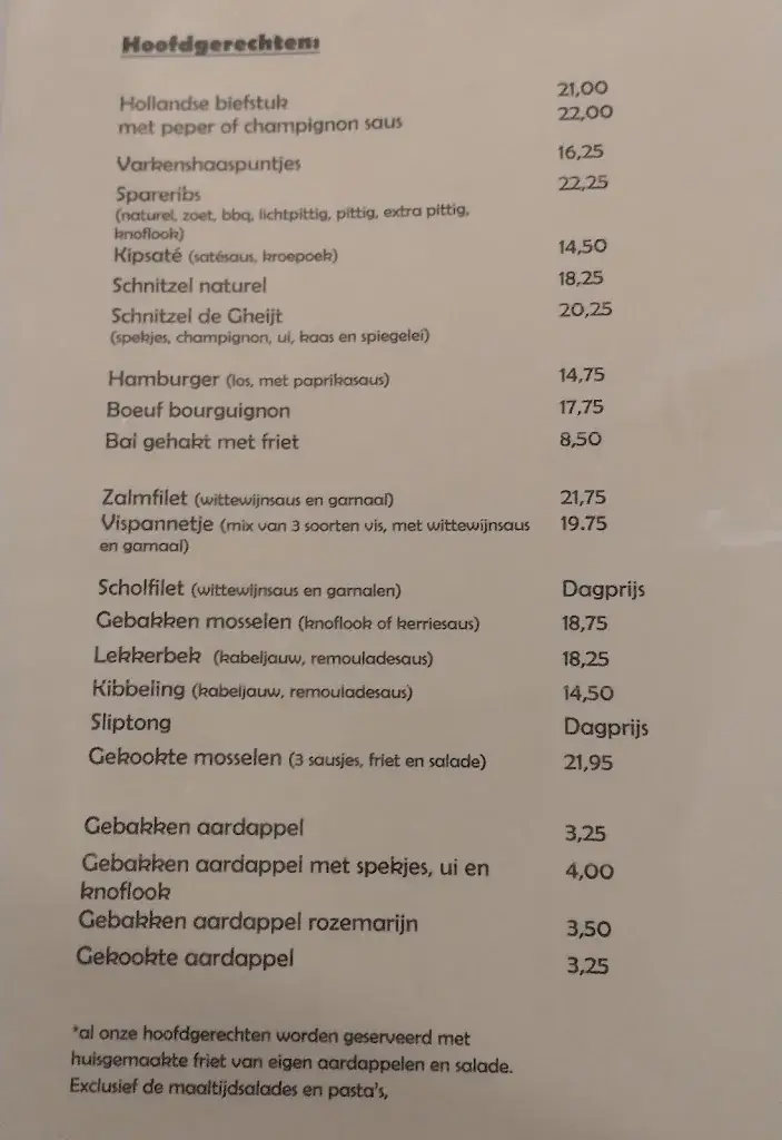 Menu_Eetcafé de Gouwe Gheijt_Grijpskerke_immagine_1