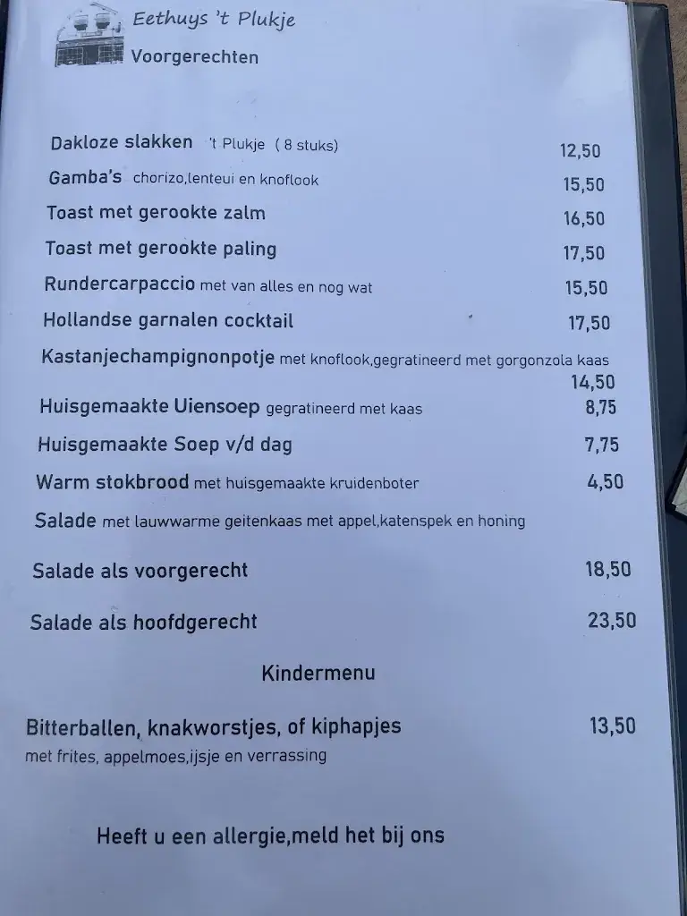 Menu_Eethuis 't Plukje_Soest_image_1