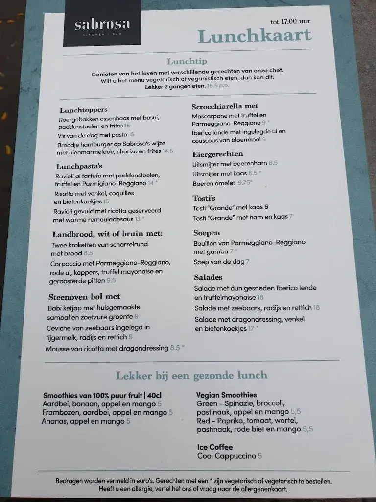 Menu_Sabrosa Kitchen | Bar_Soest_image_2