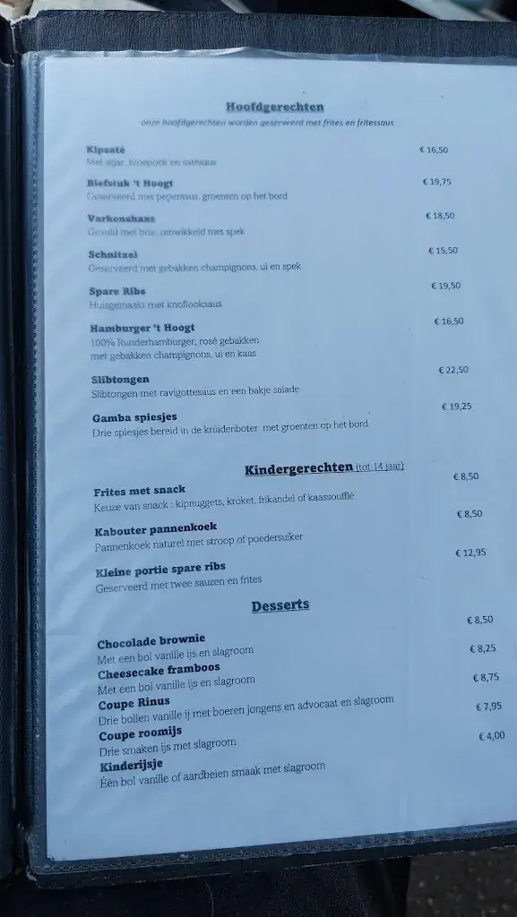 Menu_Restaurant 't Hoogt_Soest_image_3