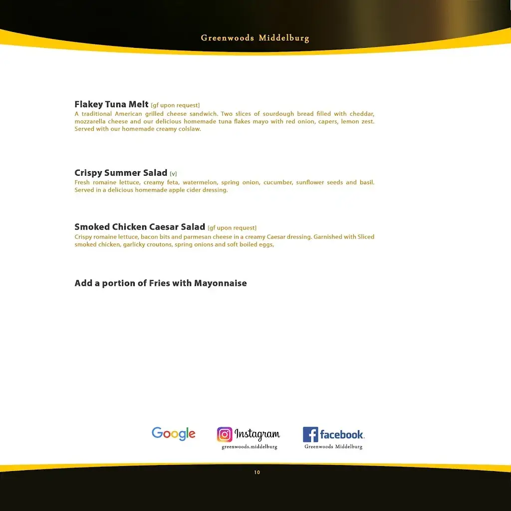 Menu_Greenwoods Middelburg_Middelburg_image_3