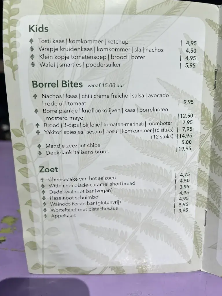 Menu_Jells Lunchcafé & Tuinterras_Middelburg_imagen_1