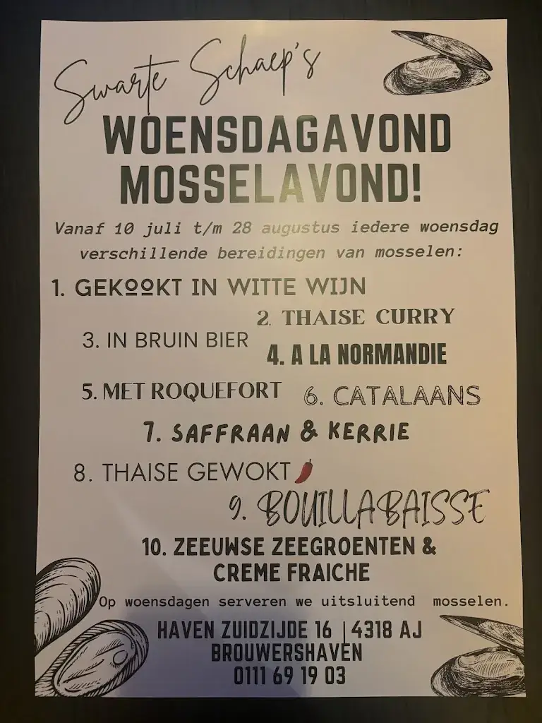 Menu_'t Swarte Schaep_Brouwershaven_image_1