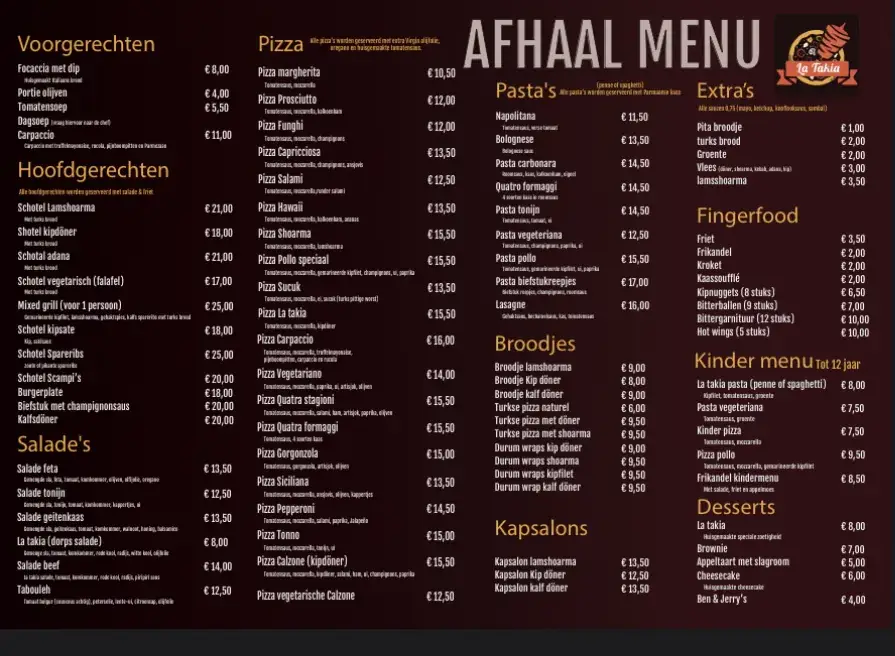 Menu_La Takia_Brouwershaven_image_2