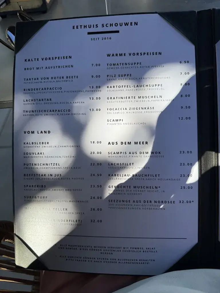 Menu_Eethuis Schouwen, Scharendijke_Scharendijke_image_1