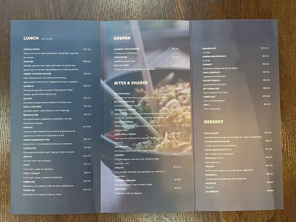 Menu_ZEN - Kitchen & Boutique Hotel_Brouwershaven_image_1
