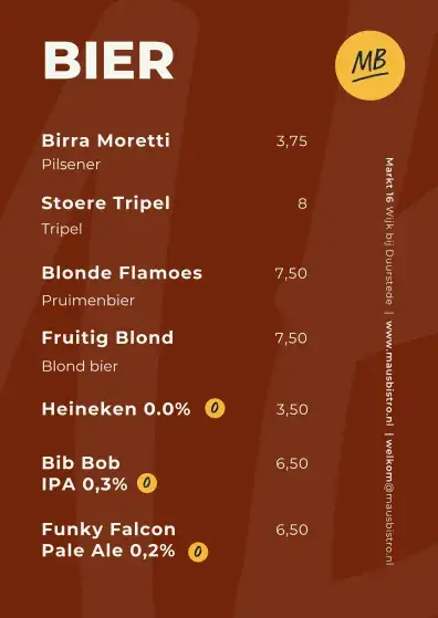 Menu_Mau’s Bistro_Duurstede_image_3