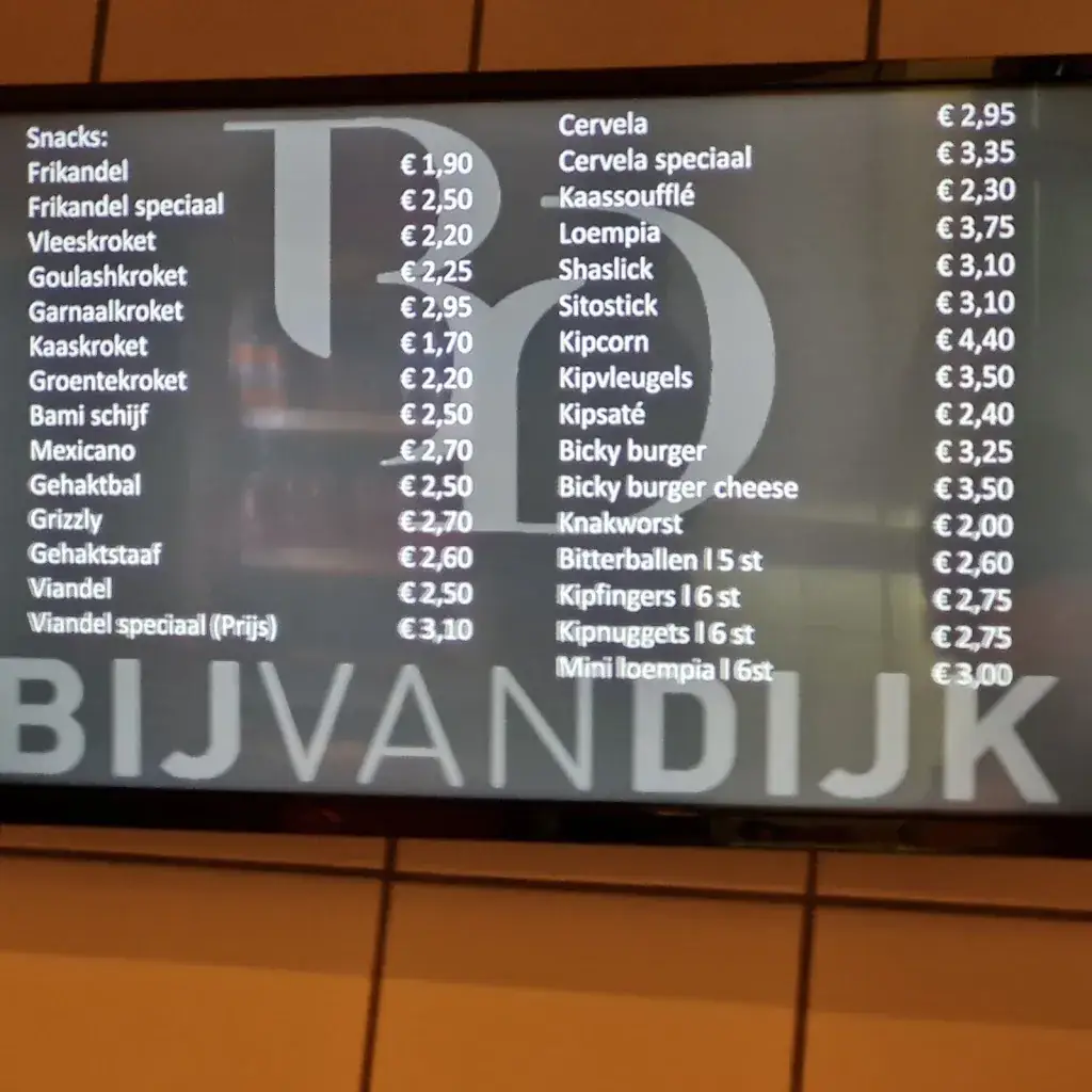 Menu_Restaurant Bij van Dijk_Koewacht_image_1