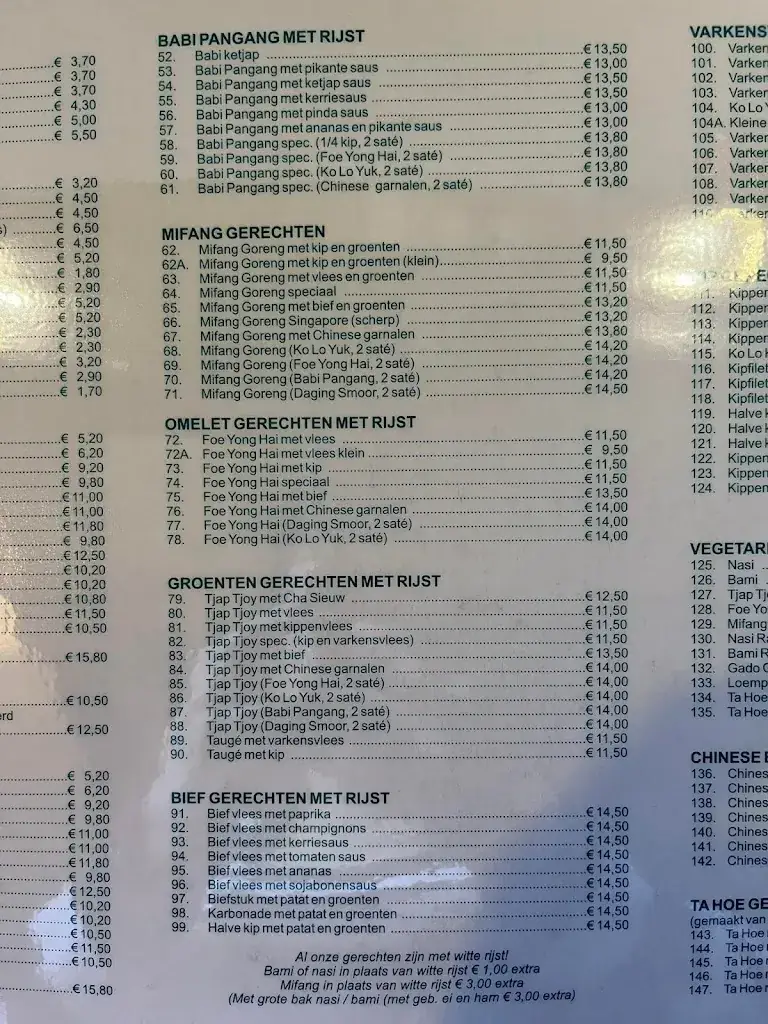 Menu_Chinees Indisch Kantonees Restaurant 