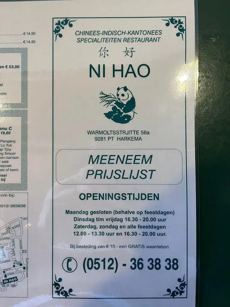 Menu_Chinees Indisch Kantonees Restaurant 