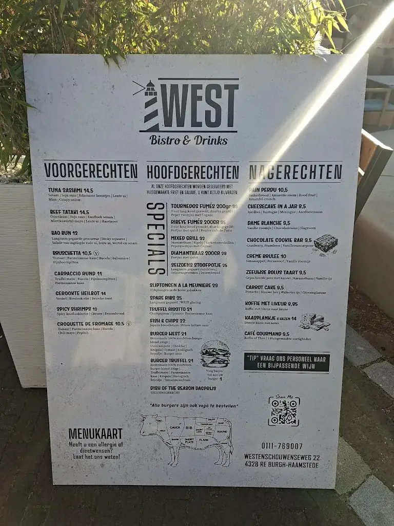 Menu_Bistro West_Burgh-Haamstede_image_1